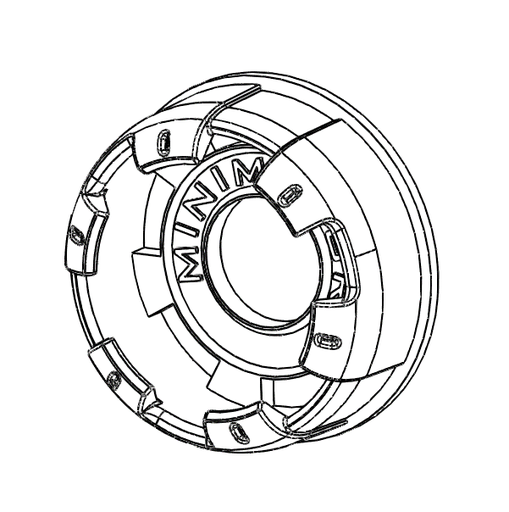 [mm-dt-blue-light-cover-mechanical] Blue Light Cover-Under Deck (Cubierta de Luz Azul) compatible for Minimotors Dualtron