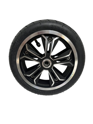 [Front-Rim-Alloy-with-tire-tube-SW-Leger] Front Rim Alloy with tire & innertube (llanta delantera aleación con camara y neumatico) 8,5'' Minimotors Speedway Leger