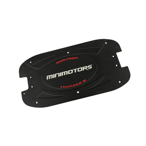 [rubber-deck-assy-thunder-3] Rubber deck with deck cover (goma de plataforma con tapa deck) Dualtron Thunder 3