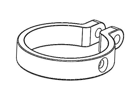 Seat Clamp (Abrazadera de Asiento) compatible for Minimotors Dualtron Storm