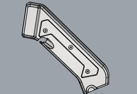 Steam headseat cover left (cubierta izquierda) for Dualtron Togo