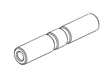 Steel Headset Shaft tap (Eje de acero con rosca) Dualtron Mini