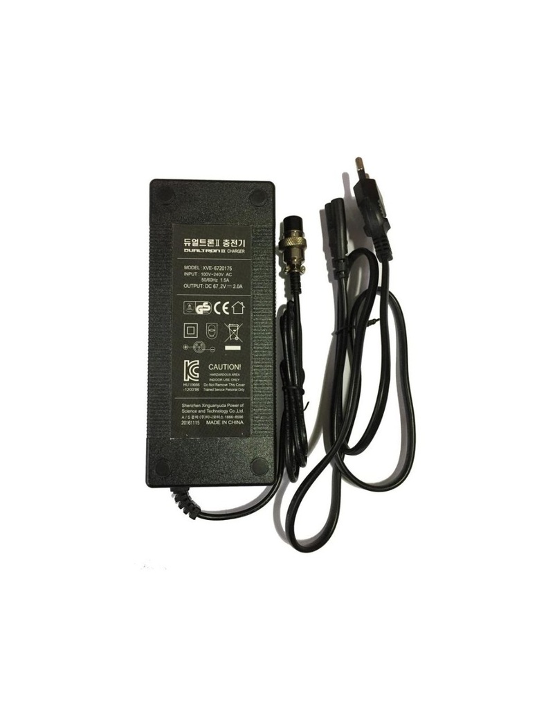 Charger (Cargador) 72V 1.4A (83V max.) Official Minimotors