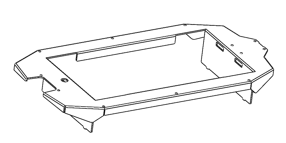 Deck (Plataforma) MIDDLE BODY compatible for Minimotors Dualtron Storm