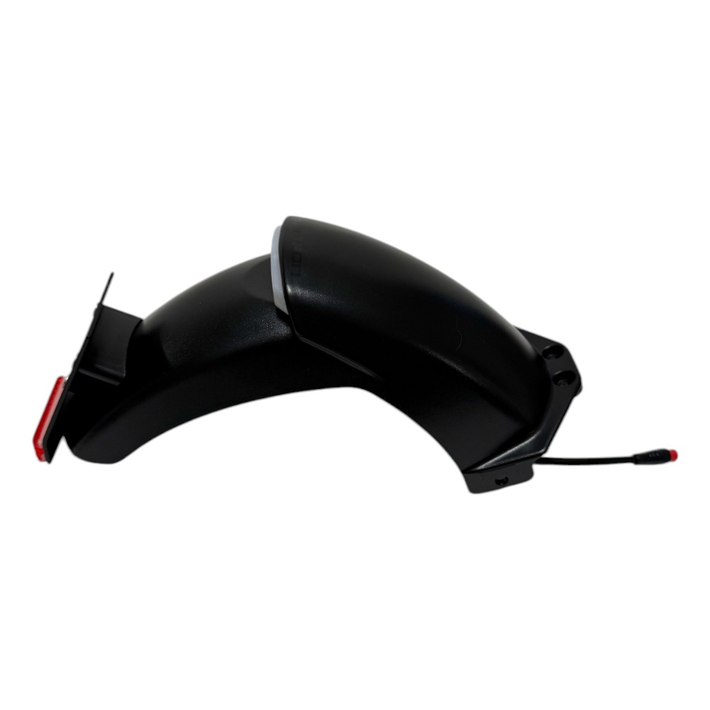 Rear fender assembly with liscen plate (Conjunto guardabarros trasero con placa liscen) Dualtron Dolphin