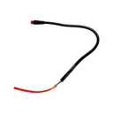 Rear light red without cover on rear fender (Luz trasera roja sin tapa en el guardabarros trasero) Dualtron Dolphin