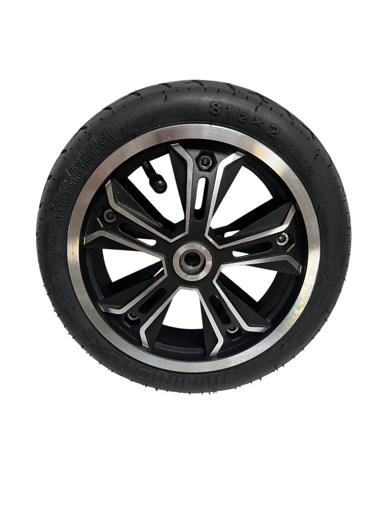 ¡New! Front Rim Alloy with tire & innertube (llanta delantera aleación con camara y neumatico) 8,5'' Minimotors Speedway Leger