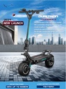 DUALTRON NEW THUNDER 2 II 40Ah Samsung 21700 + FREE FAST CHARGER + self sealing tire