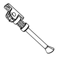 [Kickstand-Dualtron-Mini] Kickstand (Caballete, Pata de cabra) Dualtron Mini