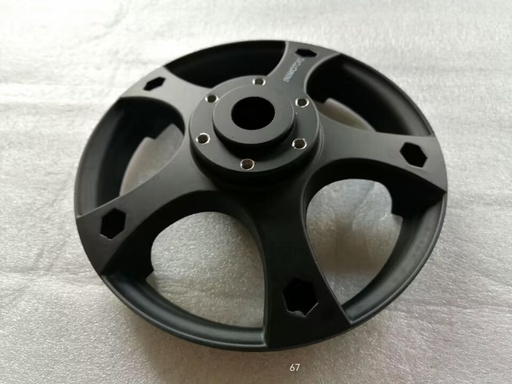 [front-wheel-side-hole-dt-togo-ltd] Front wheel single side with hole (Rueda delantera lado único con agujero) Dualtron Togo Limited