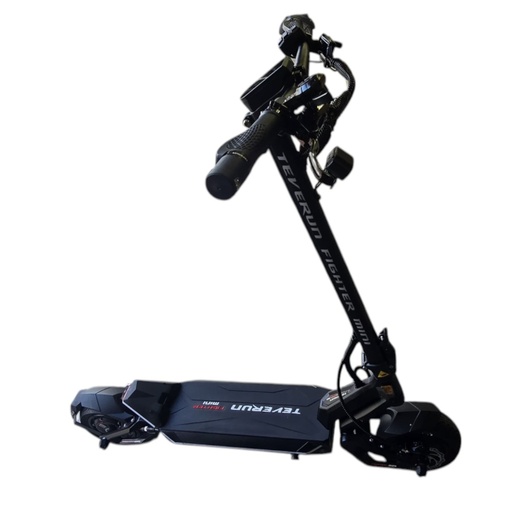 [tvr-fmini-boost-25] Teverun Fighter Mini v4 52V 25Ah with Bosch motor +fast charger +GPS +NFC green and red badges +carbon +self sealing tyre + adjustable hydraulic suspension