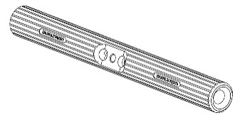 [light-bar-minimotors-dualtron-x2] Light mount (Montura para luz) Minimotors Dualtron X2